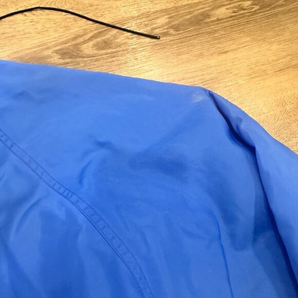 Vintage L.L. Bean Mens Rainjacket Size‎ Large Blue Nylon Lightweight Hooded - Picture 12 of 13